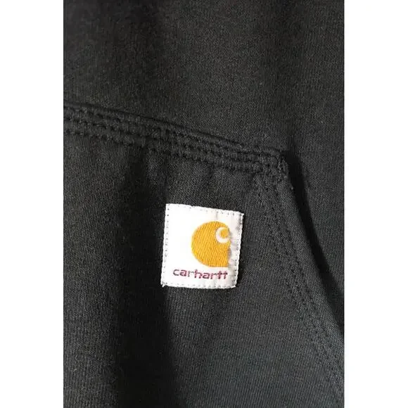 Carhartt Hoodie Black Original Fit Size L Fluidtechnik USA Logo #2 - Picture 2 of 8